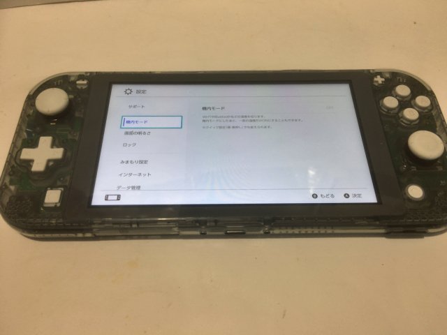 Nintendo Switch Lite用のReplacement Shell (透明の交換用外装ケース